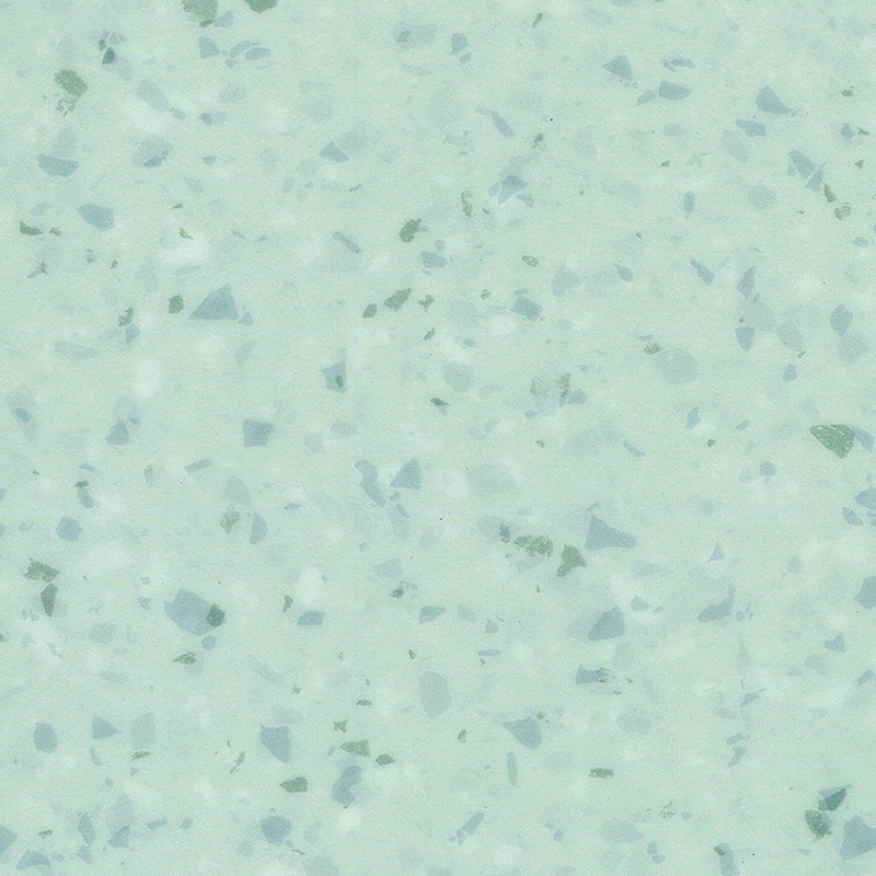 Smudsafvisende og lydabsorberende heterogene gulve