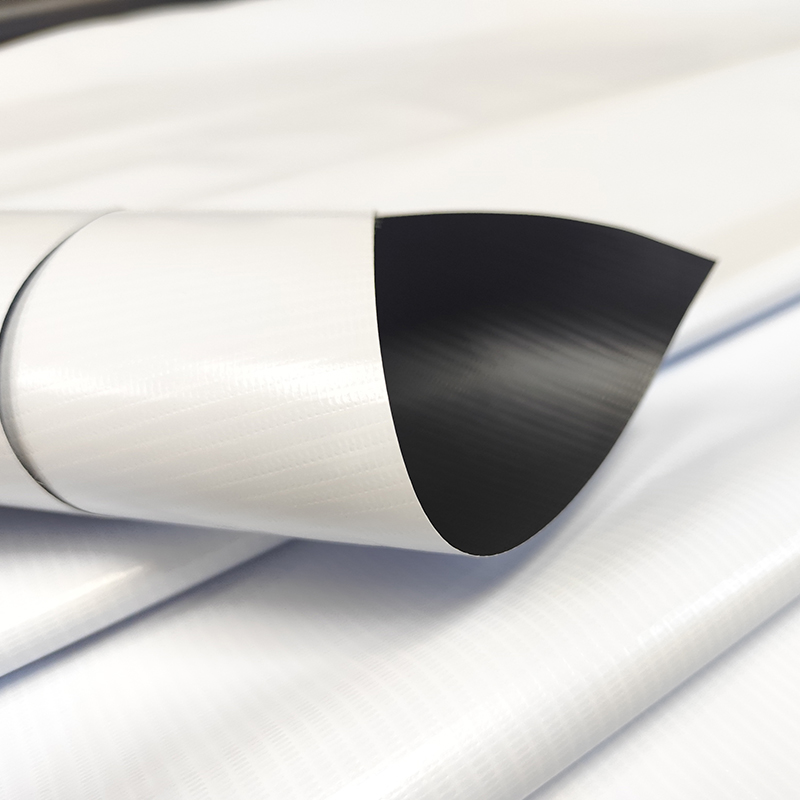 50m/80m Højlysblokerende sort flex banner