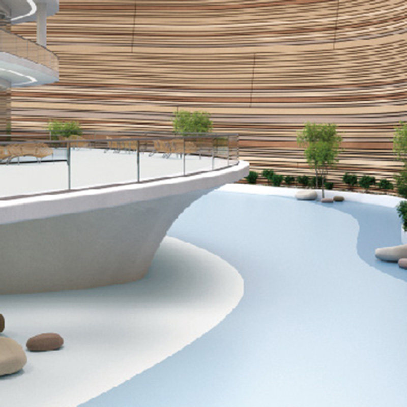 PUR polyurethan belægning homogen gulvbelægning